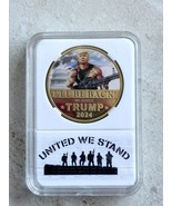President Trump Back Make America Great Again Election 2024 Gold MAGA Co... - $365.73 MXN