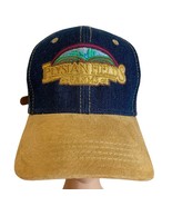 Elysian Fields Farms Trucker BBall Cap Leather Denim Adjustable OTTO col... - $11.47