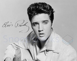 Elvis Presley Signed 8x10 Glossy Photo Autographed RP Signature Photograph Print - £13.79 GBP