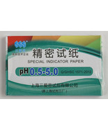 1 Pack / 80 strips of pH 0.5-5.0 Special Indicator Paper test Lab Water ... - $4.39