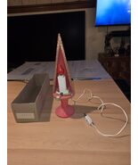 READ Amico Red/Pink Gold Trim Christmas Vintage 1965 Candle Light Paper ... - $28.95