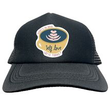 WHAT'S YOUR SELF LOVE LATTE FUNNY Trucker Hat Cap Foam Mesh Baseball HF0289 - $15.83