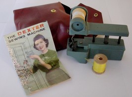 1950s Mail Ordered Handheld Dexter Sewing Machine Vintage USA Case-Directions - £19.74 GBP