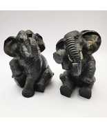 1980s Vintage Very Beautiful Handmade Elephant Statue 385g - $64.00