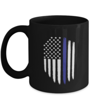 Coffee Mug Funny American Police Flag  - £15.94 GBP