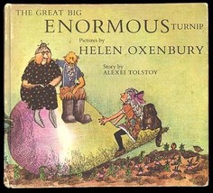 Helen Oxenbury The Great Big Enormous Turnip 1968 HC Book 1st Edition A. Tolstoy - £30.68 GBP