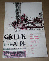 The Smothers Brothers Greek Theatre Playbill Vintage 1967 Pat Paulsen - $49.99
