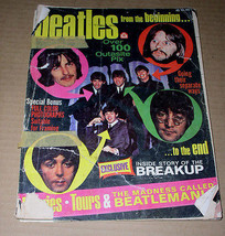 The Beatles From The Beginning Magazine Vintage 1970 Volume 1 Number 1 - $39.99