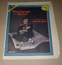 Paul McCartney Phonograph Record Magazine Vintage 1973 - $39.99