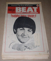 The Beatles KRLA Beat Newspaper Vintage 1966 Paul - £12.05 GBP