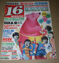 Paul Revere Raiders Beatles 16 Magazine Vintage 1966 - $24.99