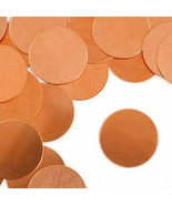 4 Stamping Blank Circle 1 Inch Metal Blanks Copper Metal Stamping Blanks  - $7.77