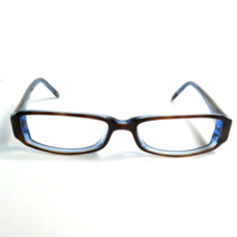 NINE WEST 378 FH8 Eyeglasses Frame Petite 51-15-135 Blue Glitter Brown - $46.86