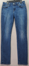 Lucky Brand Jeans Women&#39;s Size 2 Blue Denim Cotton Regular Fit Lolita Sk... - $20.26
