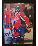 Alex Ovechkin Hand Signed Upper Deck Hockey Card Autographed Washington ... - $75.46 CAD