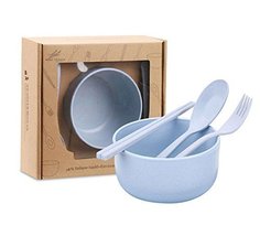 Golandstar Healthy Kitchen Dinnerware Bowl Sets Eco Biodegradable Unbrea... - $12.86