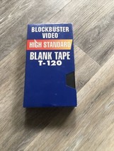Blockbuster Video High Standard Blank VHS Tape T-120 . Sealed. Vintage. - £5.49 GBP