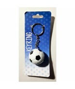 Soccer Ball Poly-Resin Keychain - Show Your Sport Pride! - Soccer Key Chain - £3.11 GBP