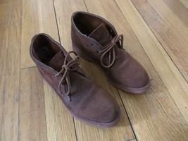 Esprit Footwear brown cognac suede womens boots shoes PLEASE CHECK MEASU... - $10.39