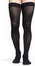 SIGVARIS Men’s Style Microfiber Long Thigh-Highs w/Grip Top 15-20 Black ... - $40.74