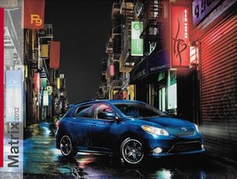 2012 Toyota MATRIX sales brochure catalog 12 US S - £4.79 GBP