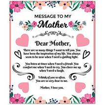 Express Your Love Gifts Message to My Mother Mom Appreciation Wall Art Ready to  - £55.37 GBP