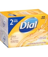 DIAL&lt;&gt;GOLD&lt;&gt;ANTIBACTERIAL &lt;&gt;Deodorant Soap &lt;&gt; 2 Bar Pack - £4.61 GBP