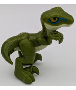 2017 Imaginext Jurassic World Green Baby Velociraptor Raptor Dinosaur Fi... - $3.96