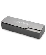 NEW Simplylite Gray Eyeglasses Glasses Case Blue w/ Microfiber Cleaning ... - $14.73 CAD