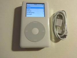 Apple Ipod Classic 4TH Gen. White Photo 60GB...NEW Battery... - $139.99