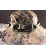 MIL-SPEC MARPAT WOODLAND  HOT WEATHER TYPE II BOONIE MADE IN USA  ALL SIZES - $401.00 MXN+