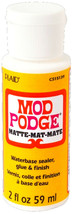 Mod PodgE matte finish waterbase decoupage sealer glue &amp; finish 2 oz modge Plaid - £15.20 GBP