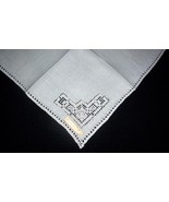 11  Vintage Drawn Work Ecru Napkins Made in Czechoslovakia Label - £15.98 GBP