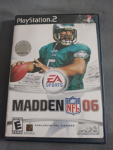 Madden NFL 2006 PlayStation 2 PS2 Free Shipping Football EA Sports - £5.54 GBP
