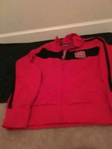 Campus Heritage N.C. State Wolfpack Red Black Full Zip Track Jacket Size Medium - £36.42 GBP