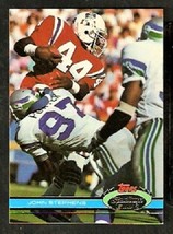 New England Patriots John Stephens 1991 Topps Stadium Club Football Card 156 - £0.39 GBP