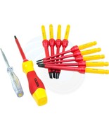 12pcs 1000V Insulated Shielded Changeable Phillips Slotted Screwdriver - £29.98 GBP
