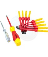 12pcs 1000V Insulated Shielded Changeable Phillips Slotted Screwdriver - £27.98 GBP