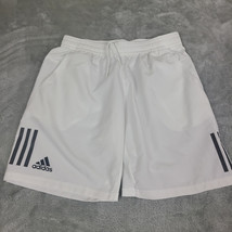 Adidas Men&#39;s 3-Stripes Shorts SIze Large  White Clue Tennis - $25.64