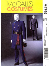 Mc Call&#39;s 4745 Civil War Uniform Coat Trousers Men&#39;s XL-XXL-XXXL New - £37.66 GBP