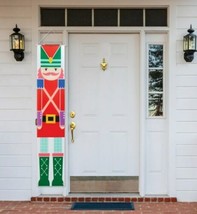 HOLIDAY TIME: 14&quot; X 72&quot;: NUTCRACKER: TOY SOLDIER: CHRISTMAS: BANNER: BRA... - $12.34