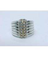 HIGH END Designer ITAOR Italy STERLING SILVER Wide RING - Size 8 - £47.90 GBP