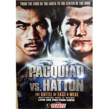 Manny Pacquiao vs Ricky Hatton Tecate Boxing Poster, 16&quot; x 21&quot; New - £55.91 GBP