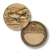 Army L-4 Grasshopper Engravable 1.75" Challenge Coin - $34.99