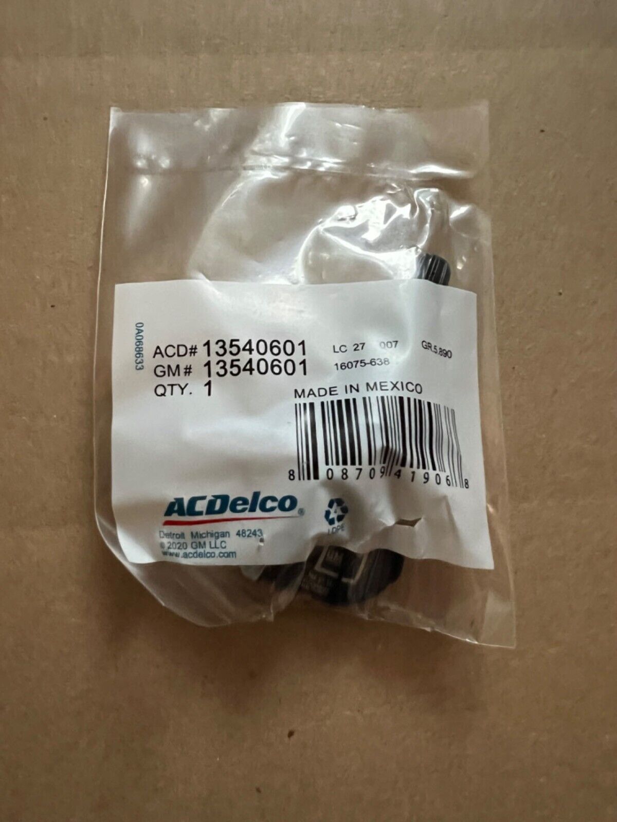NEW Genuine TRMS Tire Pressure Sensor 13540601 for GMC Chevy Buick Cadillac - $18.69
