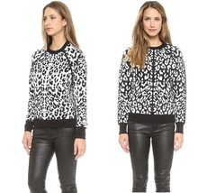 TORN By RONNY KOBO Chaviva Reversible Leopard Sweatshirt ( S ) - $316.77