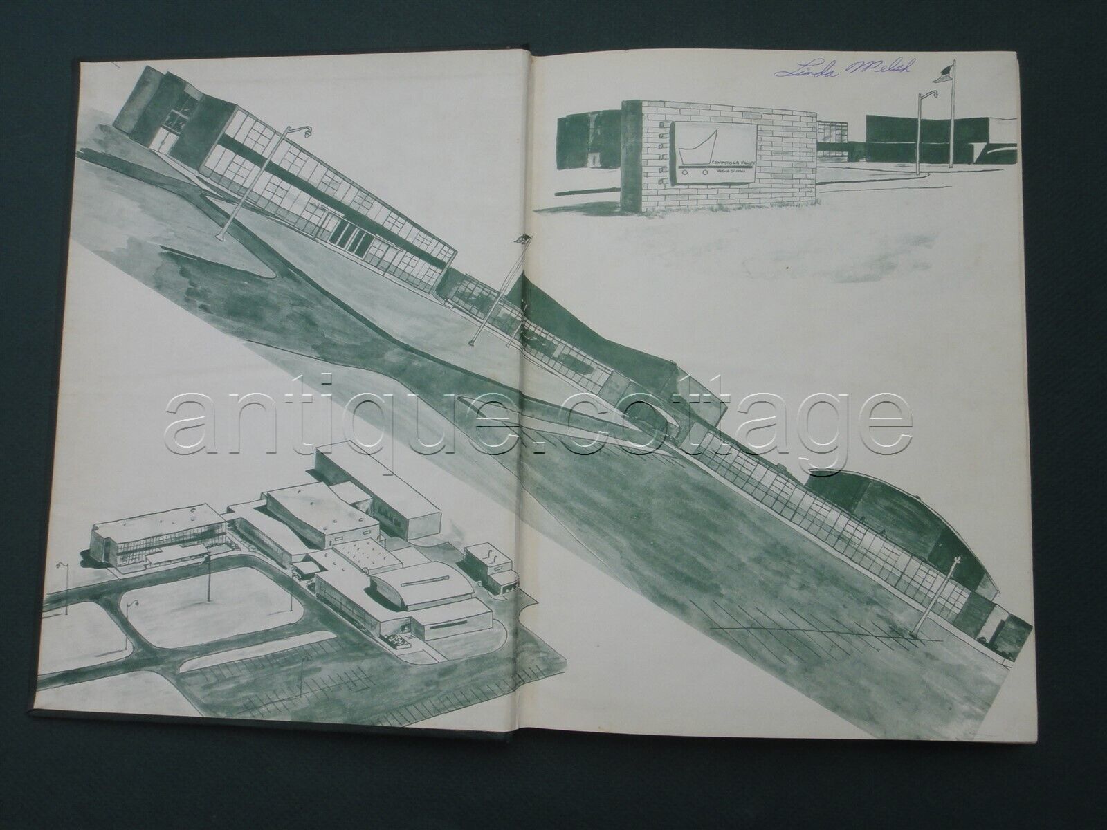 1962 CONESTOGA VALLEY HIGH SCHOOL YEARBOOK lancaster pa LINDA WELSH sig