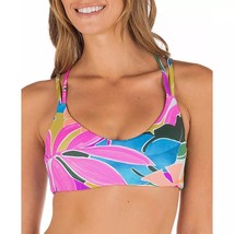 Hurley Juniors Strappy Back Bikini Top Tropical Floral Size XS New Max I... - £27.44 GBP