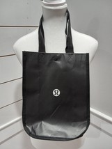 Lululemon Black And White Reuseable Mini Tote Shopping Bag - £4.67 GBP