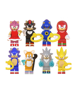 8Pcs Sonic The Hedgehog's Minifigure Fit Lego Kid Toy Collection Buildings - $22.99
